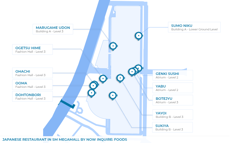 Map - Japanese Restaurant in SM Megamall